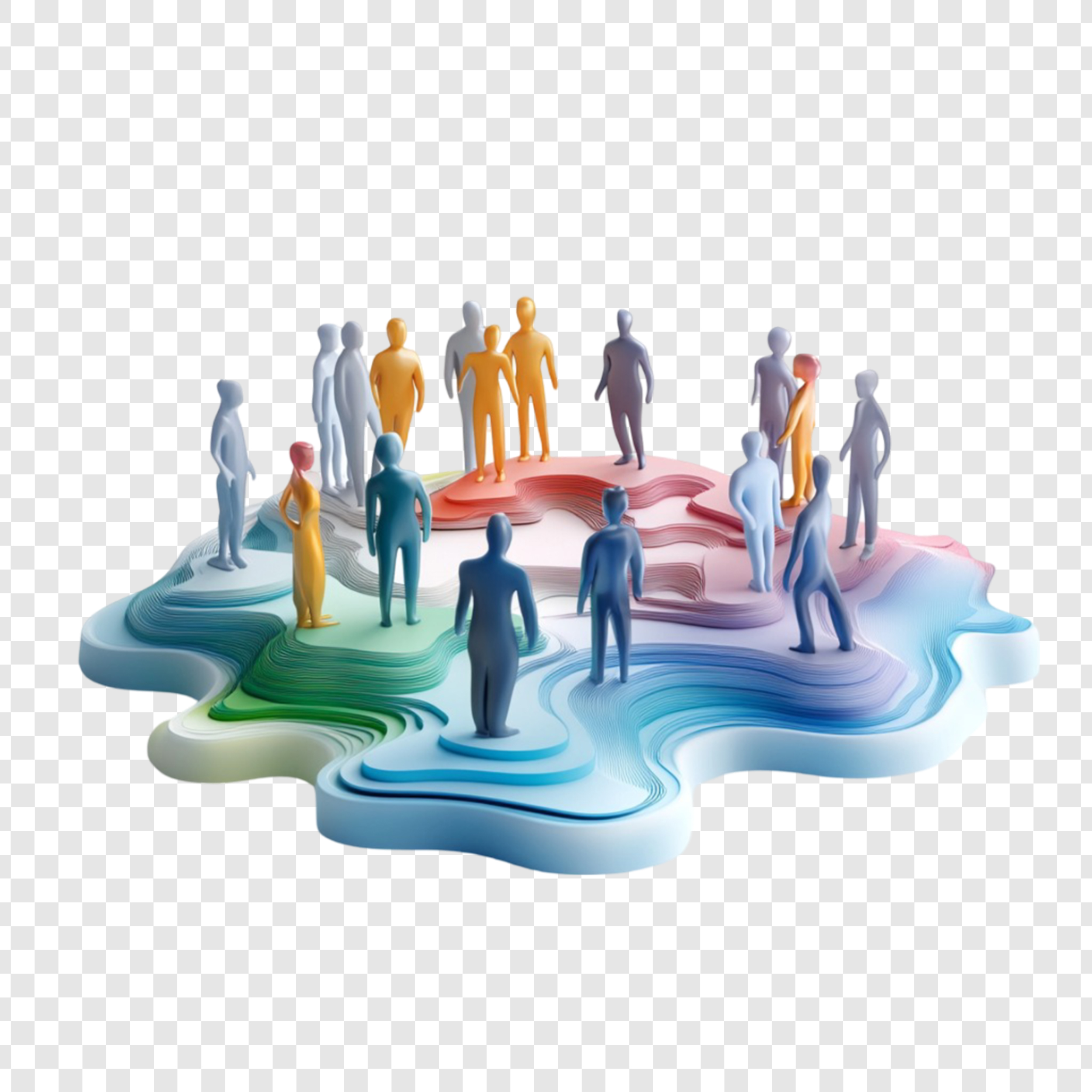 Organization chart illustration